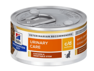 C/D Multicare para Gatos - Cuidado Urinário - Frango & Vegetais 0.082kg