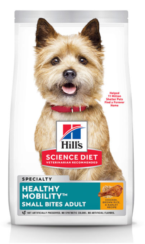 Ração Hill's Science Diet Mobilidade Saudável Pedaços Pequenos para Cães Adultos Sabor Frango 1.81 kg